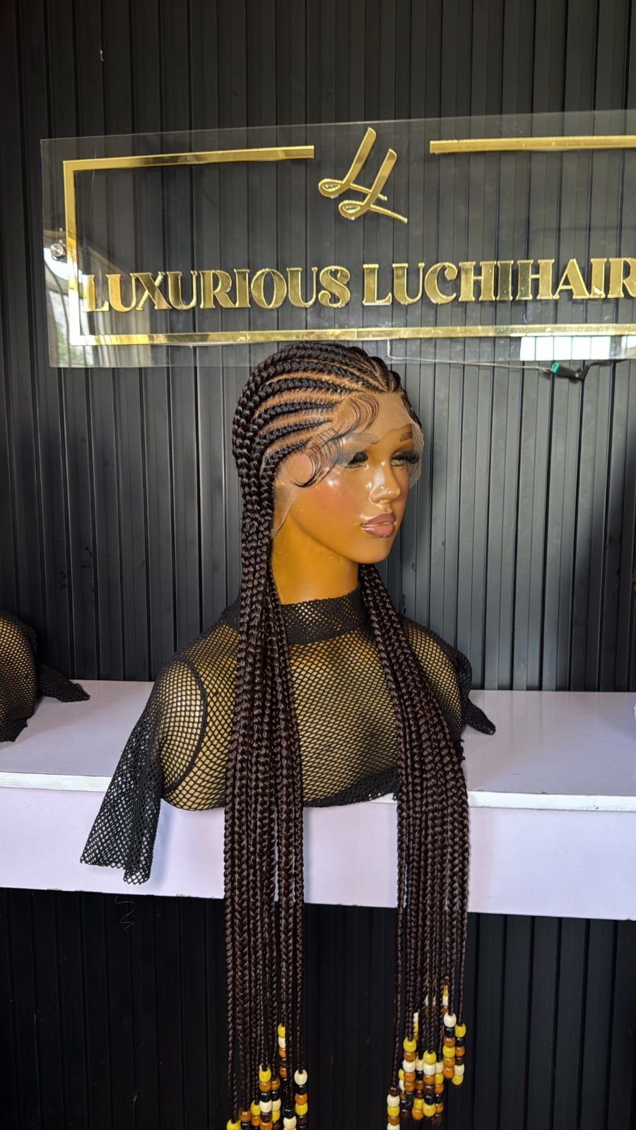 Beaded cornrows